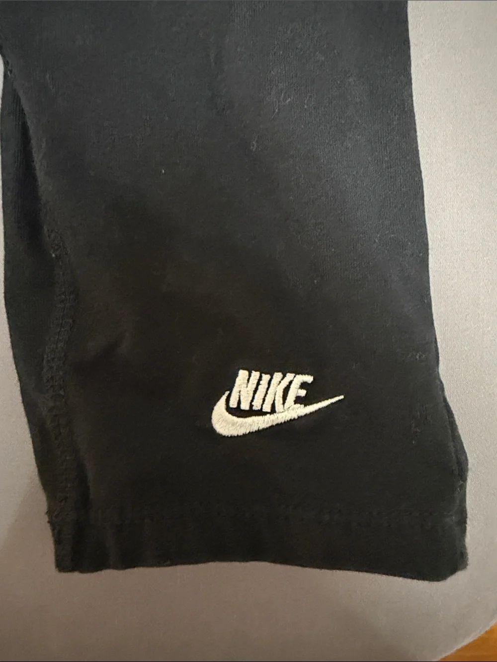 💥 KIDS Nike Black Girls' Bike Shorts with White Logo